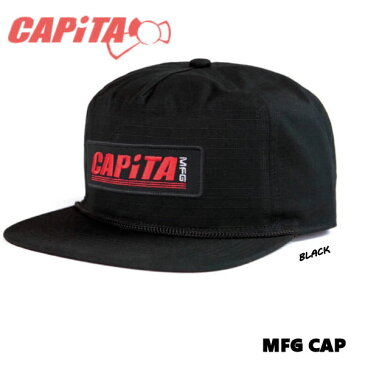 【CAPITA】キャピタ 2019-2020 MFG CAP メンズ キャップ クリップバック 帽子 スノーボード BLACK【あす楽対応】