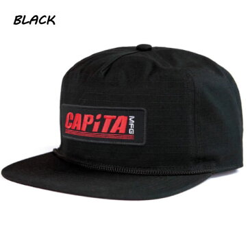 【CAPITA】キャピタ 2019-2020 MFG CAP メンズ キャップ クリップバック 帽子 スノーボード BLACK【あす楽対応】