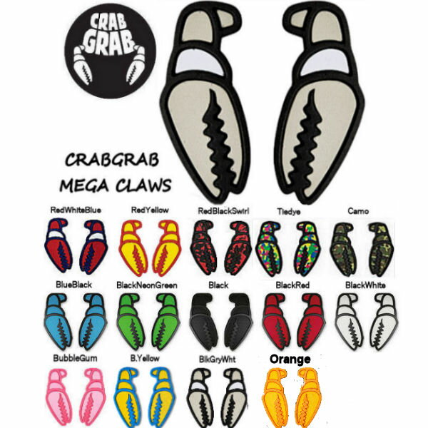 【CRABGRAB】クラブグラブ MEGA CLAWS スノーボードデッキパッド 滑り止め メガクロウ 13カラー 左右2個セット【正規品】【あす楽対応】