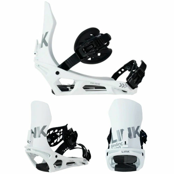 【LINK BINDINGS】2023/2024 リンクバインディングス EXKLUSIVE スノーボード バインディング グラトリ ワンメイク フリースタイル フリーラン S/M 5カラー【正規品】 3