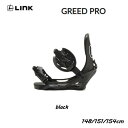 yLINK BINDINGSz2021/2022 NoCfBOX GREED PRO BINDING O[hv Xm[{[h oCfBO J[rO t[X^C t[ S/M BLACKyKiz