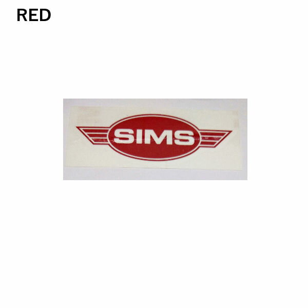 【SIMS SNOWBOARDS】シムス 2021 OVAL LOGO MEDIUM STICKER ステッカー スノーボード シール 3カラー W170×H60【あす楽対応】