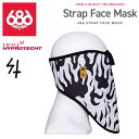 【686】2022/2023 シックスエイトシックス Mens Strap Face Mask SKETCHY TANK メンズ ストラップ フェイスマスク スノーボード ONE SIZE