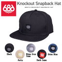 【686】2022/2023 Knockout Snapback Hat メンズ ノックアウト スナップバック ハット キャップ スノーボー...