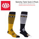 y686z2022/2023 VbNXGCgVbNX MENS Sketchy Tank Sock 2-Pack Y XPb`[^N\bNX Xm[{[h S/M L/XL 21ZbgyyΉz