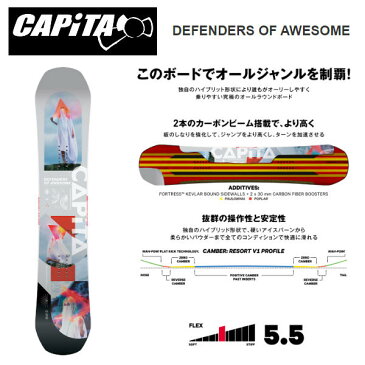 【来季モデル 早期予約受付中】【CAPITA】キャピタ 2022/2023 DEFENDERS OF AWESOME 人気 DOA メンズ スノーボード パーク ジブ 板 スノボー UNION 150/152