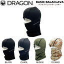 【DRAGON】ドラゴン 2024/2025 BASIC BALACLAVA メンズ レディース ユニセックス バラクラバ フェイスマスク ネックウォーマー 防...