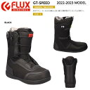 yFLUXz2022/2023 GT-SPEED tbNX rfBO u[c Xm[{[h t[Ch y \tgtbNX SPEEDLACE 23.0cm/23.5cm/24.0cm/-24.5cm BLACKyKizyyΉz