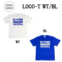 【NOVEMBER】ノーベンバー LOGO-T 人気の定番 半袖 Tシャツ ティーシャツ COTTON T-Shirts TEE トップス スノーボード スノボー オフトレ アウトドア キャンプ M/L/XL WHITE/BLUE【あす楽対応】