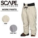 ySCAPEz2023/2024 GXP[v WORK PANTS Y fB[X [Npc Xm[pc ϐ h Xm[EFA Xm[{[h S/M/L/XL 2J[yyΉz