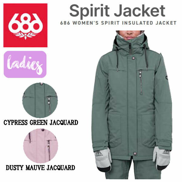 2023/2024 シックスエイトシックス WOMENS SPIRIT INSULATED JACKET レディース ジャケット アウター スノーウェア スノーボード S/M 2カラー