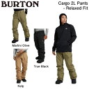 yBURTONz2023/2024 Mens Cargo 2L Pants - Relaxed Fit Y pc {gX Xm[EFA Xm[{[h S/M/L 3J[yKizyyΉz