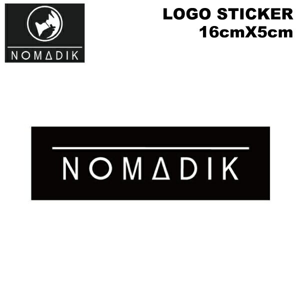 【NOMADIK】ノマディック Logo Sticker ロゴ ステッカー シール スノーボード スキー 16cmx5cm【正規品】【あす楽対応】