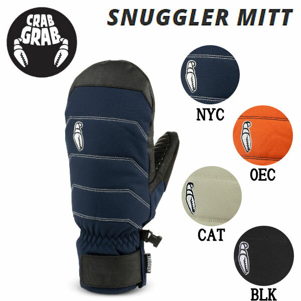 グローブス　手袋（メンズ） 【CRABGRAB】クラブグラブ 2023/2024 SNUGGLER MITT メンズ ミットグローブ スノーボード ミトン 手袋 防寒 S/M/L 4カラー 【あす楽対応】