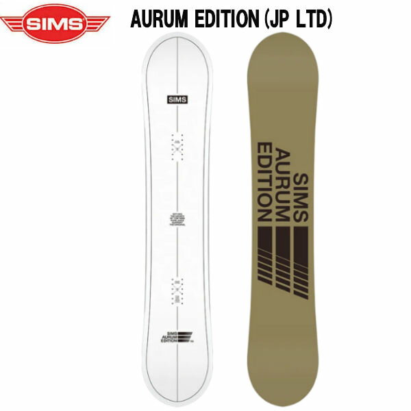 楽天surf＆snow 54TIDE【SIMS】シムス 2023-2024 AURUM EDITION （JP LTD） フリースタイル キッカー フラットキャンバー メンズ スノーボード スノボー 板 149/151/153cm 正規品 【あす楽対応】