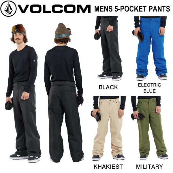 VOLCOMۥܥ륳 2023/2024 MENS 5-POCKET PANTS  Ρѥ ܥȥॹ ܥ  Ρܡ  ѥ ե꡼ ȥɥ S/M/L/XL 4顼ʡۡڤб