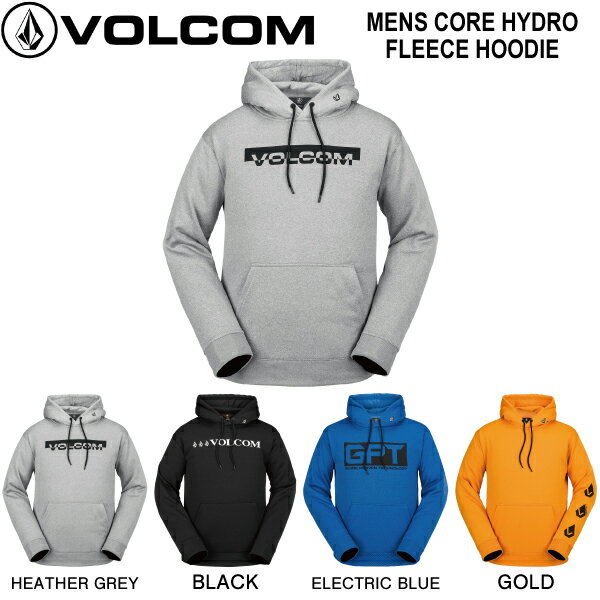 楽天surf＆snow 54TIDE【VOLCOM】ボルコム 2023/2024 MENS CORE HYDRO FLEECE HOODIE メンズ プルオーバーパーカー 撥水 トップス スノーボード スキー アウトドア M/L/XL 4カラー【正規品】【あす楽対応】