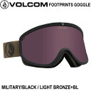 yVOLCOMz{R 2023/2024 FOOTPRINTS GOGGLE Y Xm[S[O Xm[{[h XL[ EB^[X|[c MILITARY/BLACK / LIGHT BRONZE+BLyKizyyΉz