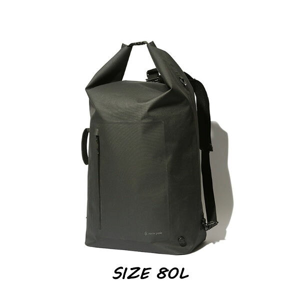 【SNOW PEAK】スノーピーク 2021 4Way Dry Bag L One Black アウトドア Water Proo...