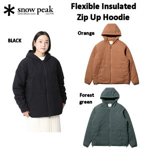 【Snow Peak】スノーピーク 2022/2023 Flexible Insulated Zip Up Hoodie ユニセックス フーディー アウター アウトドア キャンプ フィッシング 釣り 焚火 3カラー【正規品】
