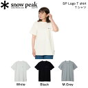 ySNOW PEAKzXm[s[N 2023t SP Logo T shirt jZbNX fB[X Y TVc  gbvX AEghA S/M/L/XL 3J[yKizyyΉz