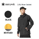 【SNOW PEAK】スノーピーク 2022秋冬 2.5L River Jacket ジャケット アウトドア 防水 軽量 多機能 速乾 キャンプ アウトドア 釣...