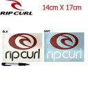 【RIP CURL】リップカール カッティングステッカー シール 2カラー ホワイト ブラック【正規品】