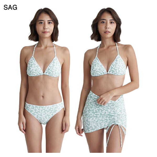 【ROXY】ロキシー 2024春夏 ARENA TRI レディース 水着 ビキニ トップス スカート ...