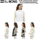 【BILLABONG】ビラボン 2024春夏【SURF CAPSULE】SURF CAPSULE ZIP UP HOODED RASHGUARD レディース ラッシュガード パーカー ジップアップ トップス UVカット 水着 サーフィン プール 海 M/L 4カラー【正規品】(4)