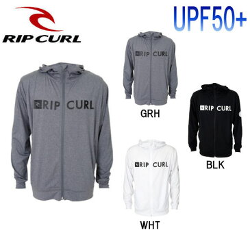 【RIP CURL】リップカール RASH PARKA メンズ ラッシュパーカー ラッシュガード ジップアップパーカー トップス S-XL 3カラー