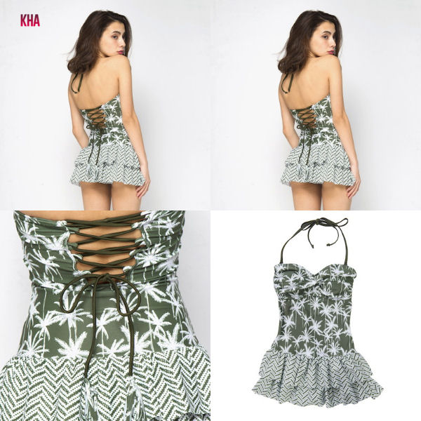 【RIP CURL】リップカール ISLAND LOVE ONEPIECE レディース 水着 ワンピース 上下セット 海水浴 プール サーフィン マリンアクティビティ 川遊び アウトドア キャンプ M/L 2カラー【正規品】