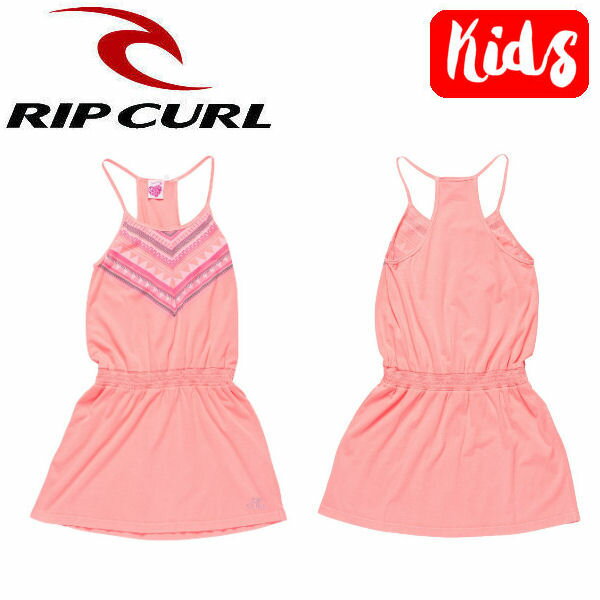【RIP CURL】リップカール キッズ ガールズ 子ども 女の子 ワンピース カジュアル 夏服 アウトドア キ..