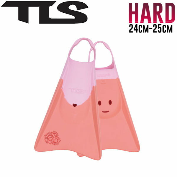 【TOOLS】トゥールス Tls Bb Fin Hard aoi modelフィン 水かき ボディボード サーフィン サーモンピンク Mサイズ 24cm-25cm