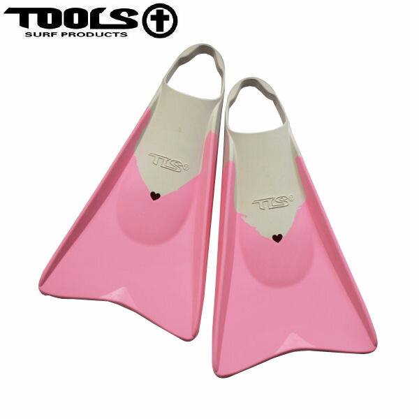 【TOOLS】トゥールス Tls Bb Fin Super Soft フィン 水かき ボディボード サーフィン ライトグレー ピンク S・M・L