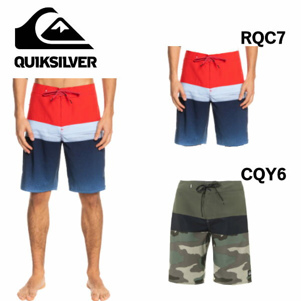 【QUIKSILVER】クイックシルバー 2021春夏 SURFSILK PANEL 20 メンズ ボードショーツ アウトドア キャンプ サーフ サーフィン 海水浴 プール28~30 2カラー【正規品】