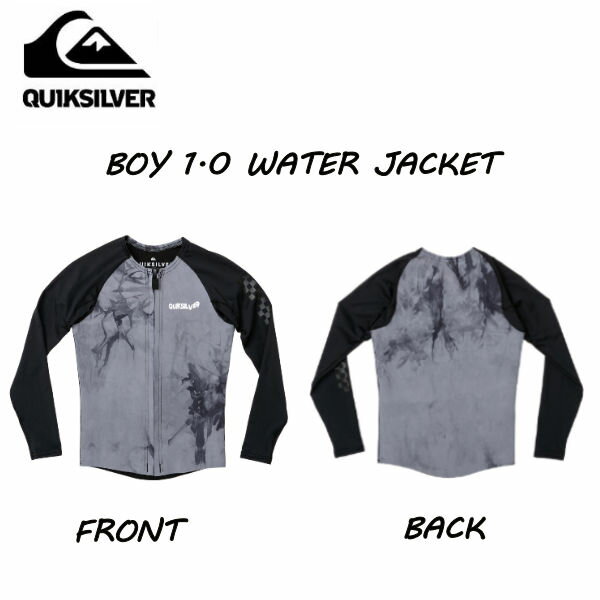 【QUIKSILVER】クイックシルバー 2021春夏 BOY 1.0 WATER JACKET ウォータージャケット キッズ ユース ラッシュ ジャパンフィット サーフィン 110/120/130/140【あす楽対応】