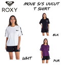 【ROXY】ロキシー 2021春夏 MOVE S/S TEE UVカット Tシャツ 半袖 スケートボード サーフィン キャンプ アウトドア トップス S/M/L 3カラー 正規品【あす楽対応】