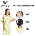 【ROXY】ロキシー 2022春夏 UVカット トップ IN THE GROOVE CROP S/S TEE スケートボード サーフィン キャンプ アウトドア トップス S/M/L 3カラー 正規品(4)