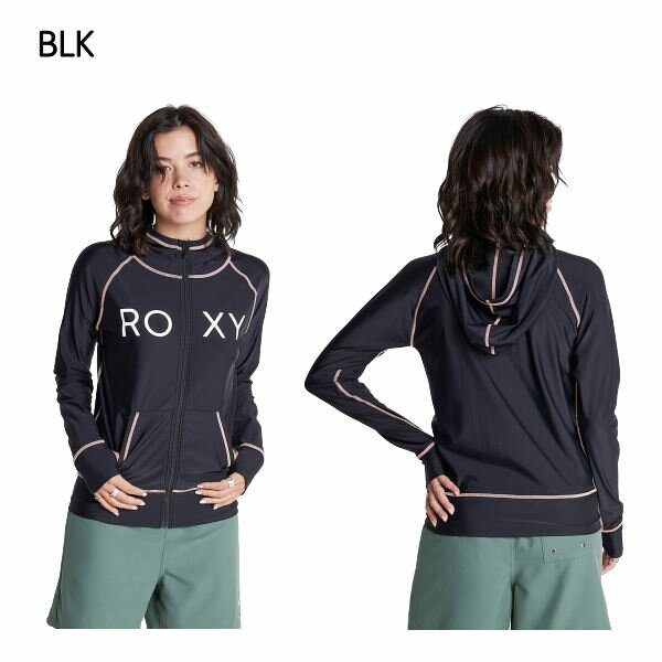 【ROXY】ロキシー 2022春夏 RASHIE PARKA ラッシュガード 吸汗速乾素材 UV CUT サーフィン フィットネス ヨガ アウトドア スケートボード キャンプ S/M/L 正規品 2