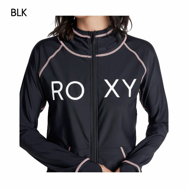 【ROXY】ロキシー 2022春夏 RASHIE PARKA ラッシュガード 吸汗速乾素材 UV CUT サーフィン フィットネス ヨガ アウトドア スケートボード キャンプ S/M/L 正規品 3