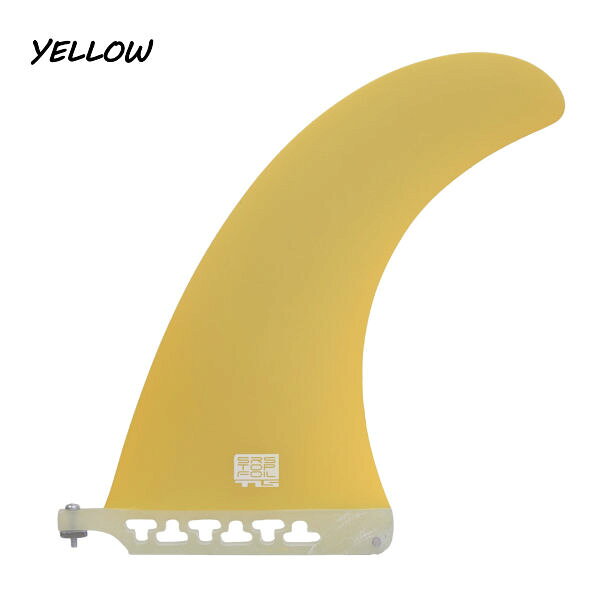surf&snow 54TIDEの【TOOLS】SRS TOP FOIL LONG SINGLE FIN YELLOW 6トゥールス シングルフィン ツールス マリンスポーツ フィン サーフィン【あす楽対応】｜アングル2