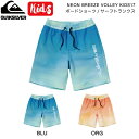 【QUIKSILVER】クイックシルバー 2023春夏 キッズ NEON BREEZE VOLLEY KIDS17 サーフパンツ ボードショーツ 水着 サーフィン アウトドア 100cm-160cm 2カラー【正規品】【あす楽対応】