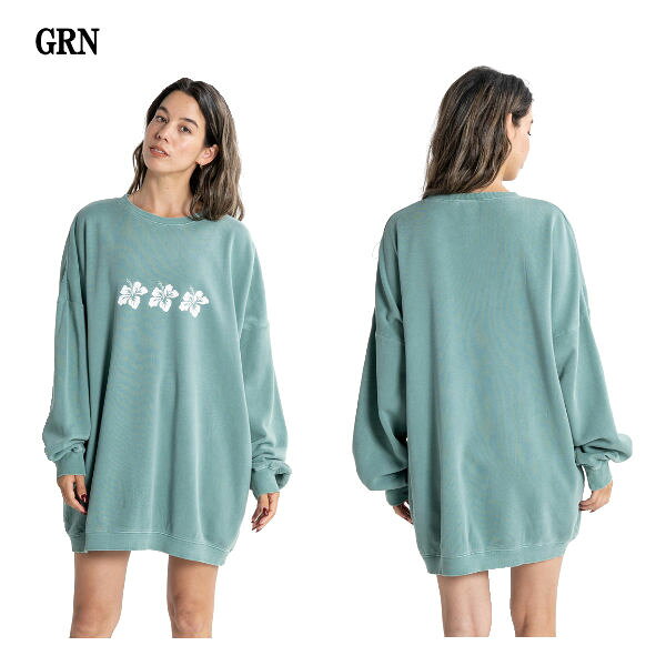 【ROXY】ロキシー 2023春夏 NEW LOVE スウェットワンピース ドロップショルダー アウトドア キャンプ ストリート S/M/L 3カラー【正規品】 54tide-10139007 surf&snow 54TIDE サンプル画像2