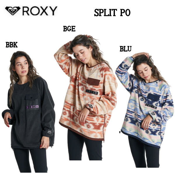 ロキシー アウター レディース 【ROXY 】ロキシー 2022秋冬 レディース SPIRIT PO 撥水 フリース 長袖 暖かい サーフィン リゾート アウトドア トップス S/M/L 3カラー【あす楽対応】