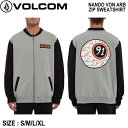 ボルコム 2023秋冬 NANDO VON ARB ZIP SWEATSHIRT メンズ スウェットジャケット 薄手 アウター トップス アウトドア スケボー S/M/L/XL