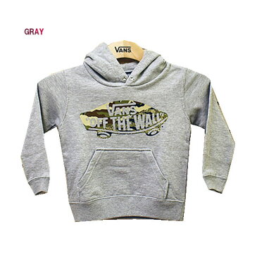 【VANS】バンズ 2017秋冬 Bi-Camo SK80 TW Boys Pull Over Hoodie キッズ プルオーバーパーカー 長袖トップス 110・130・150 2カラー