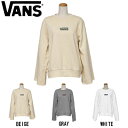 【VANS】バンズ 2019秋冬 Bell Sleeve Girls Crew Sweat 長袖 スウェット ロング ロンT メンズ レディース S〜XL 3カラー WHITE GRAY BEIGE【あす楽対応】