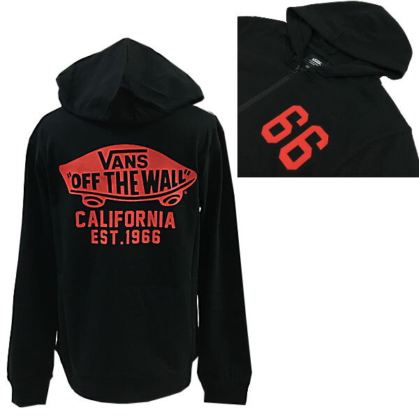【VANS】バンズ OTW CA 1966 Boys Zip Hoodie キッズ 男の子 子ども ジップアップ...