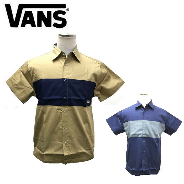 バンズ 2020春夏 Outdoor S/S Shirt メンズ シャツ 半袖 ボタントップス スケートボード サーフィン アウトドア S/M/L/XL 2カラー