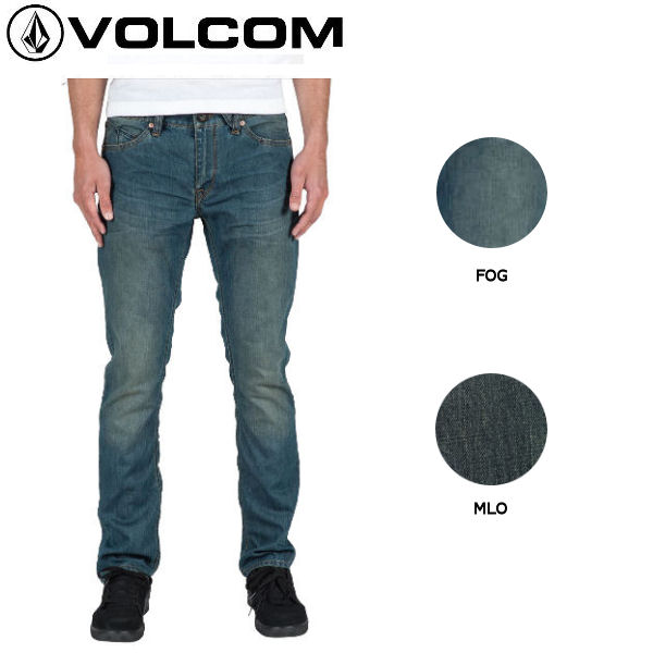 【VOLCOM】ボルコム Vorta Denim メンズデニムパンツ ジーンズ 長ズボン/28-36/Fog【正規品】